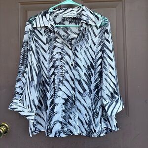 Vintage Apparenza Abstract Blouse